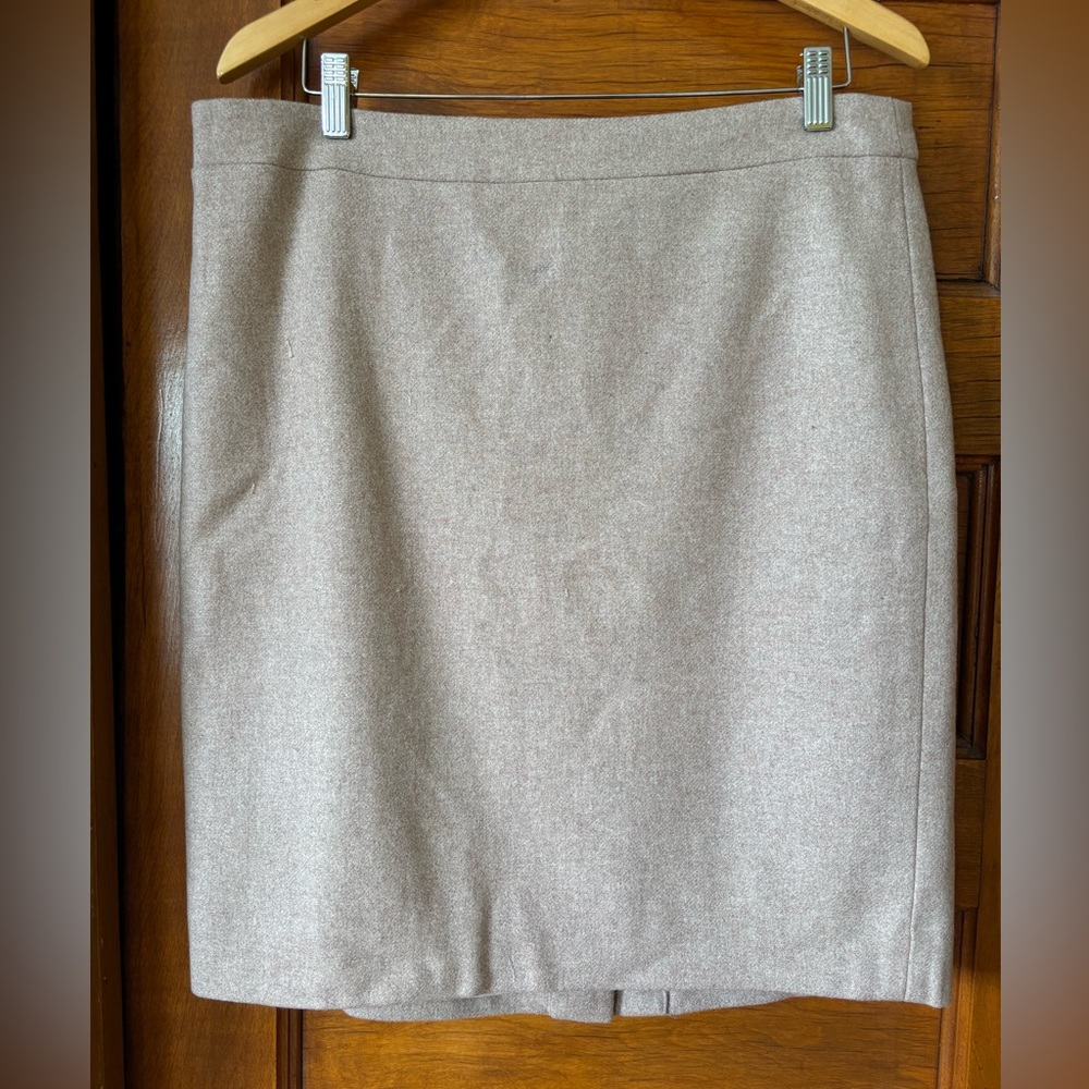 J. Crew wool pencil skirt